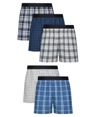 Мужские тканые боксеры Hanes Ultimate, 5 комплектов