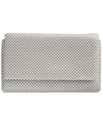 Macys hot sale silver clutch