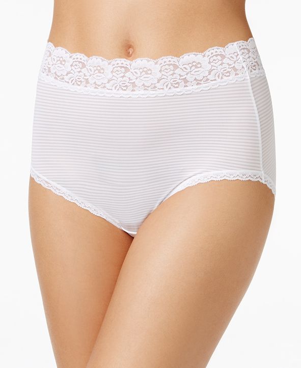 Vanity Fair Flattering Lace Stretch Brief Underwear 13281, also