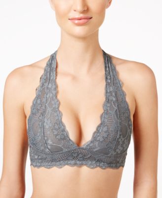 lace halter top bra