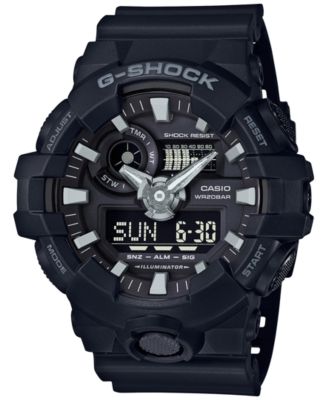 Мужские часы G-Shock GA-700-1B аналогово-цифровые, черные