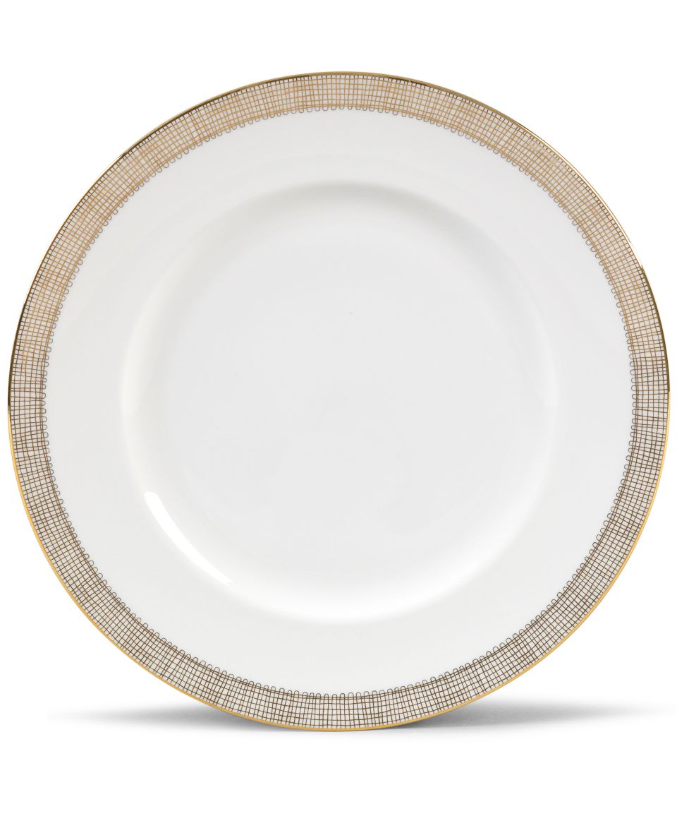 Vera Wang Wedgwood Gilded Weave Accent Plate, 9   Fine China