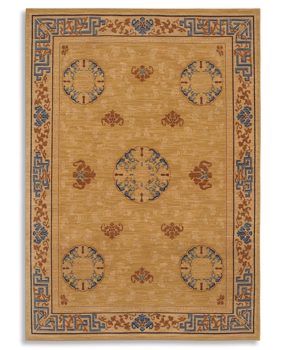 Nourison Round Area Rug, Nourison 2000 2071 Camel 4   Rugs