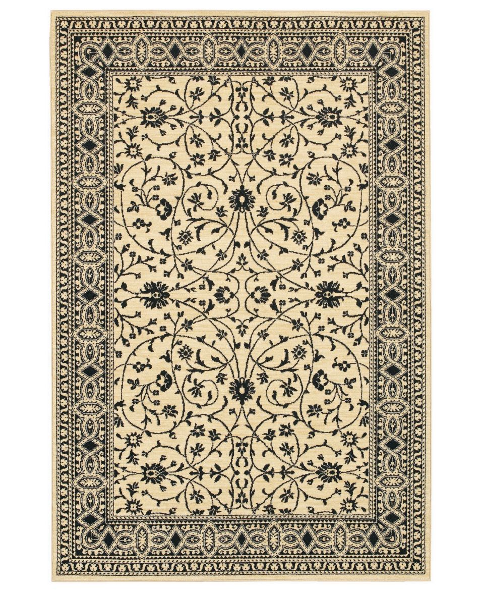 Karastan Rugs, English Manor Somerset Lane Ivory/Blue   Rugs