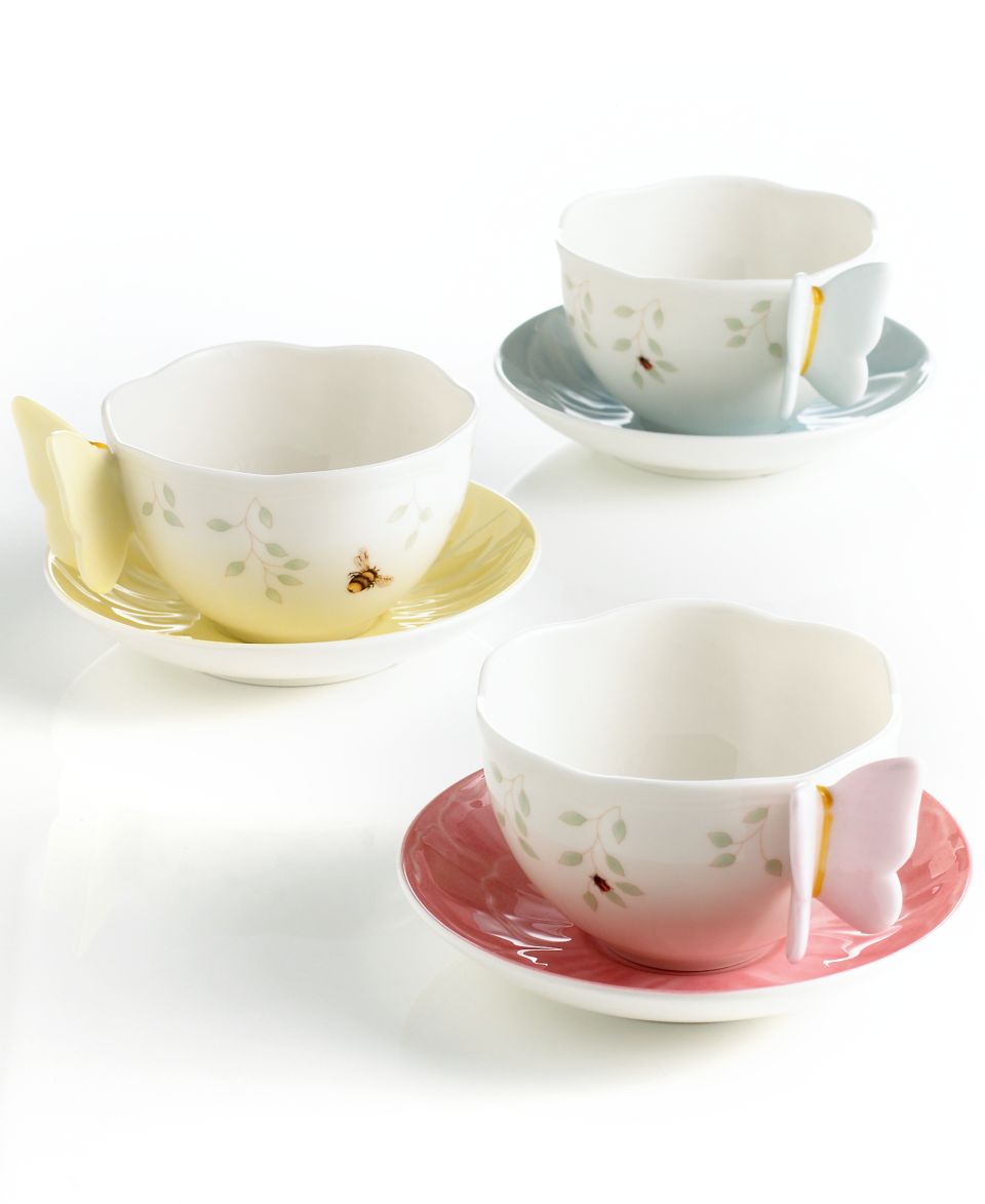 Lenox Butterfly Meadow 7 Piece Tea Set, Service for Two   Casual