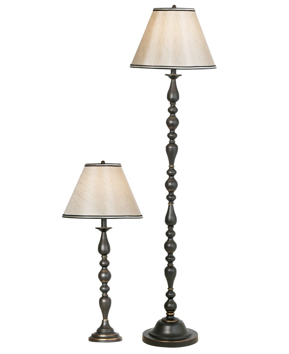 Pacific Coast Bridgeport Collection   Set of 3 Lamps 1 Floor Lamp and