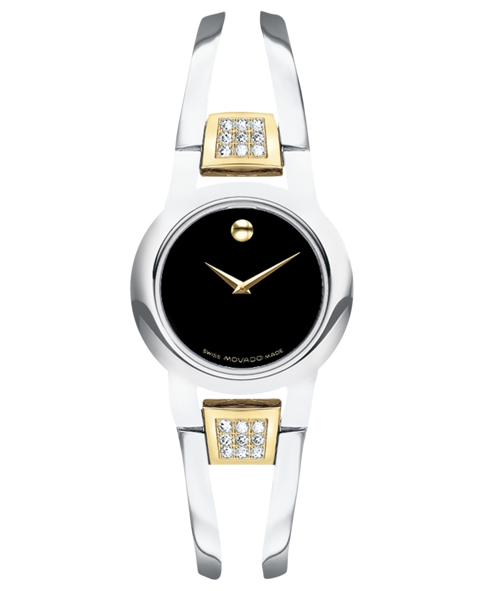 Movado Watch, Womens Swiss Amorosa Diamond (1 1/5 ct. t.w.) Stainless