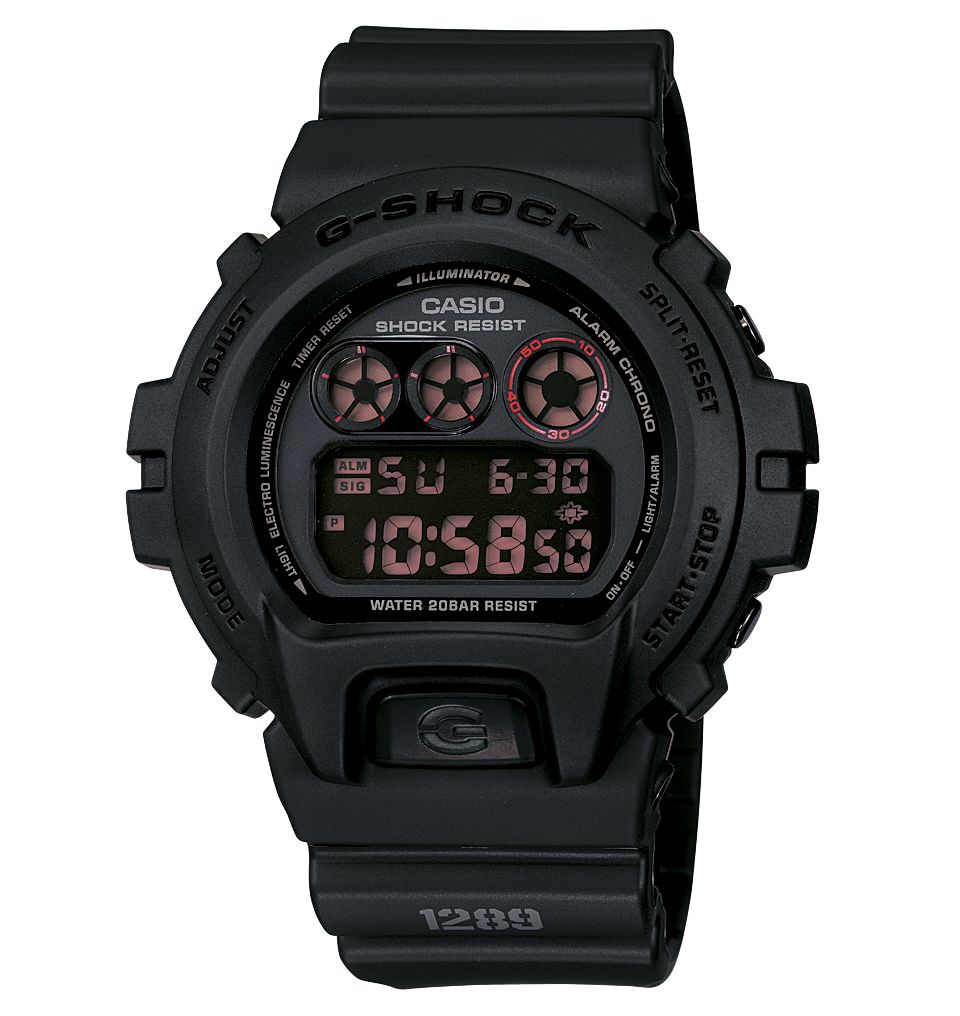 Shock Watch, Mens Digital Army Green Resin Strap 53x50mm G6900KG 3