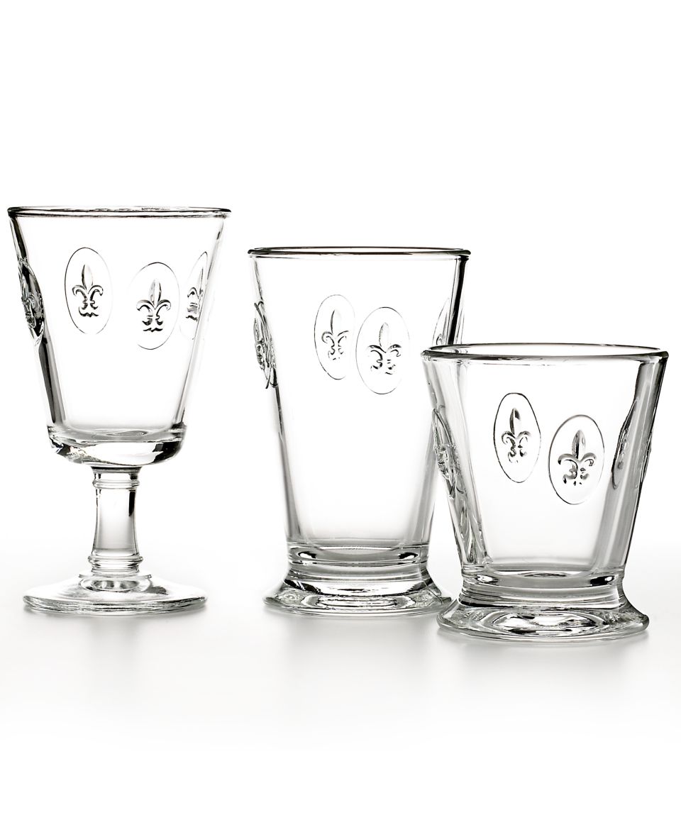 French Home La Rochere Fleur De Lys Glassware Collection   Glassware