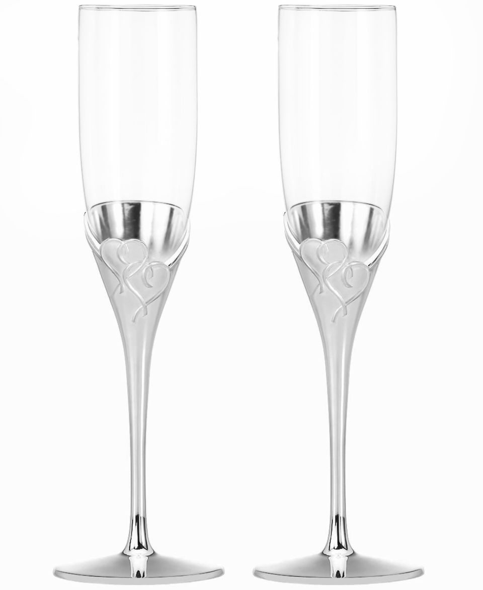 Lenox Toasting Flutes, Set of 2 Jubilee Pearl   Collections   for the