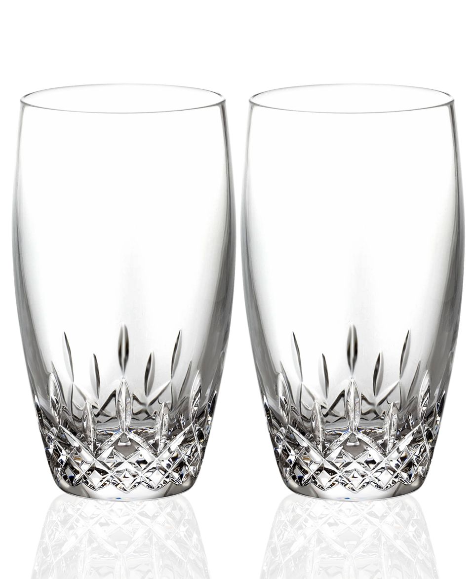 Waterford Drinkware, Set of 2 Lismore Essence Double Old Fashioned