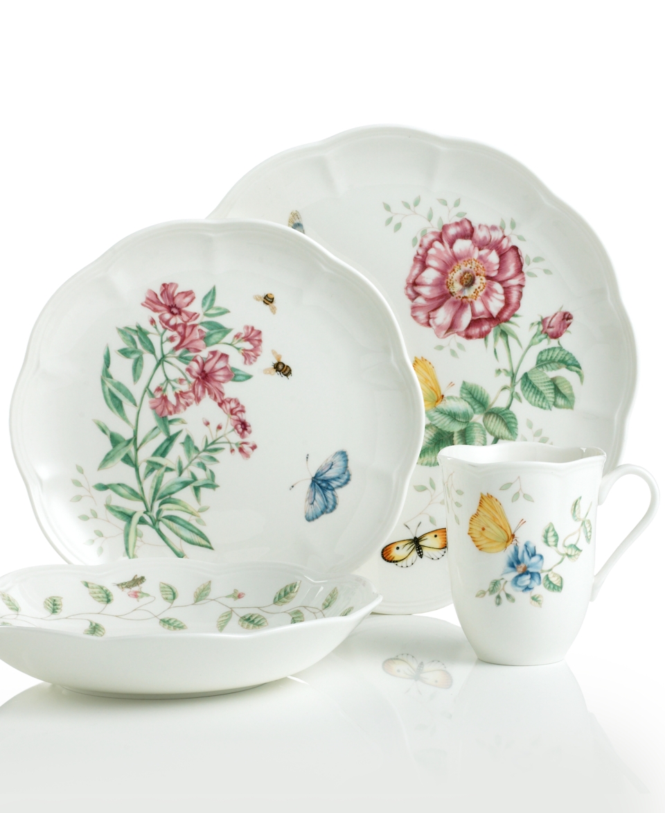 Lenox Dinnerware, Butterfly Meadow 4 Piece Place Setting   Casual