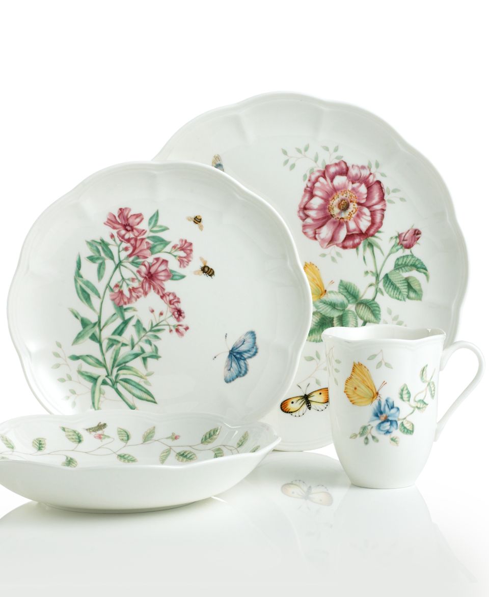 Lenox Dinnerware, Butterfly Meadow Bloom 4 Piece Place Setting