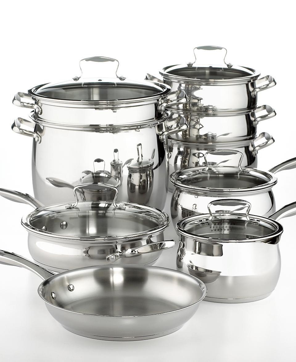   Tools of the Trade Cookware Belgique Stainless Steel 14 Piece 