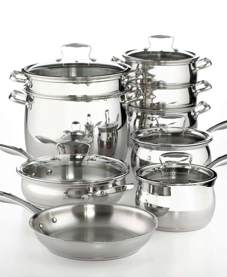 Tools of the Trade Cookware, Belgique Stainless Steel 14 Piece Set