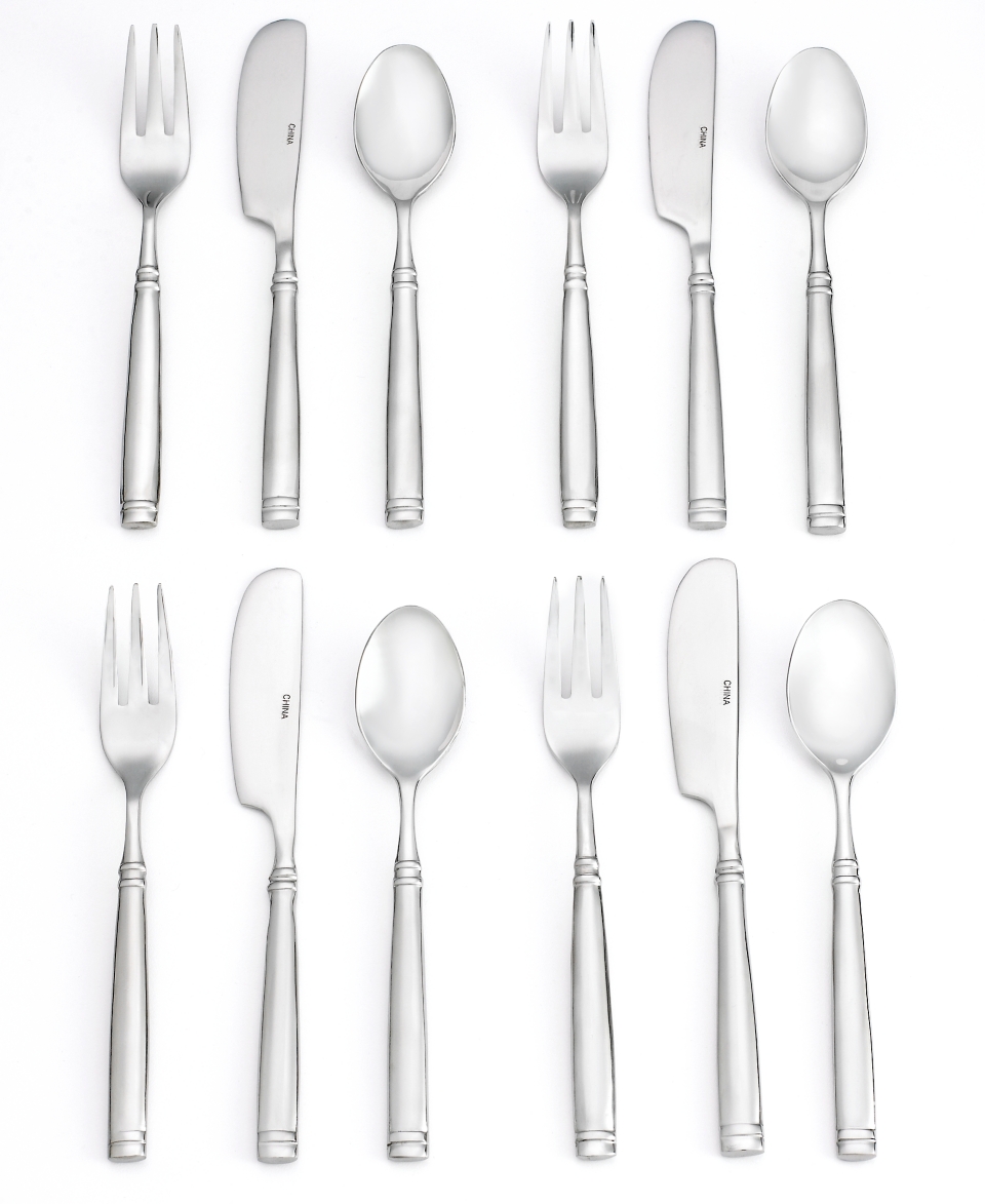 Ginkgo Flatware, Naples 12 Piece Party Flatware Set   Flatware