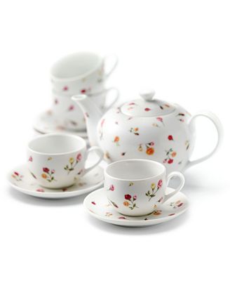 Royal Albert Dinnerware, Country Rose Buds 9 Piece Tea Set - Fine China ...