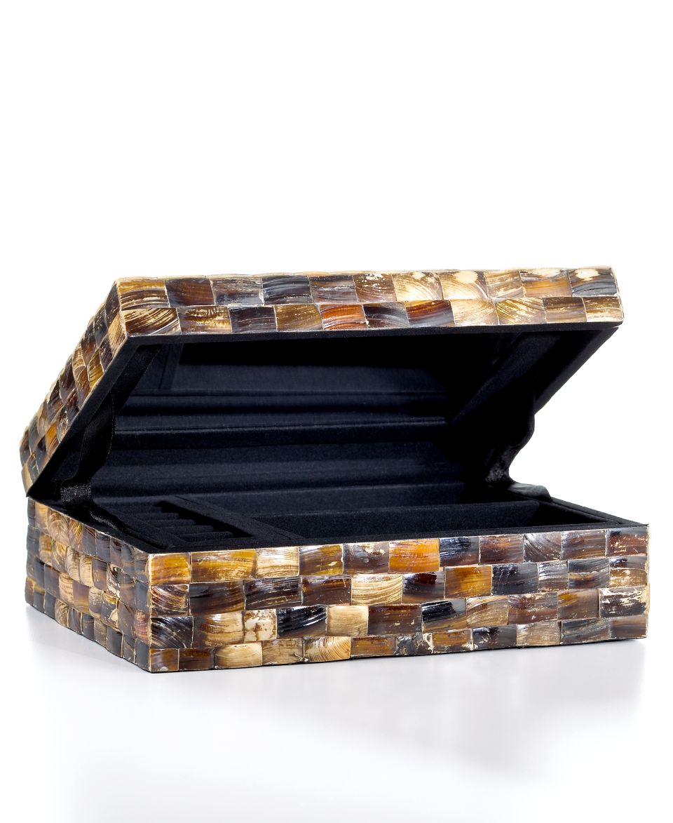 Purva Jewelry Box, Black Mother of Pearl