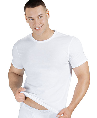 Calvin Klein Men's Underwear, Body Slim Fit T Shirt 3 Pack U9071 ...
