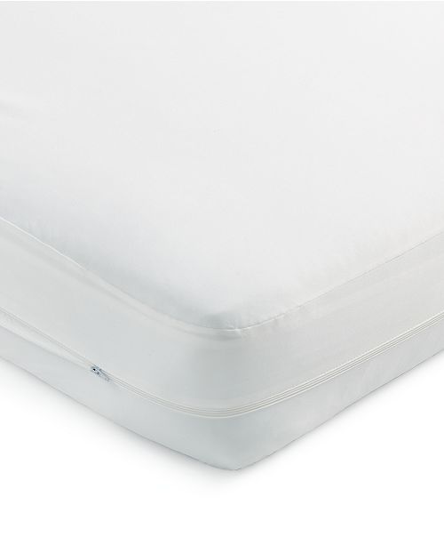 Protect A Bed Allerzip Smooth Anti Allergy And Bed Bug Proof Full Sofa Bed Mattress Protector Reviews Mattress Pads Toppers Bed Bath Macy S