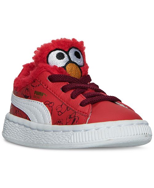 Puma Toddler Boys Basket Sesame Street Casual Sneakers From Finish Line Reviews Finish Line Athletic Shoes Kids Macy S