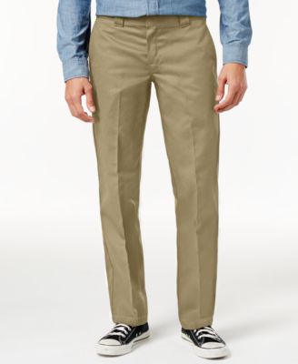 mens slim straight pants