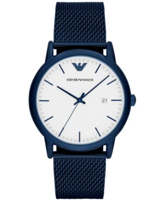 emporio armani stainless steel back water resistant