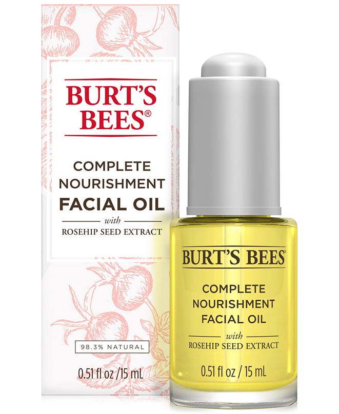 Burt's Bees Complete Nourishment Facial Oil, 0.5 oz & Reviews Skin