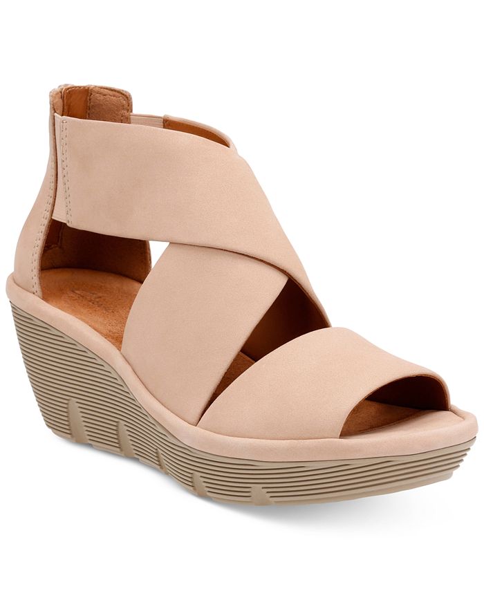 Clarks Women's Clarene Glamour Wedge Sandals & Reviews - Sandals ...