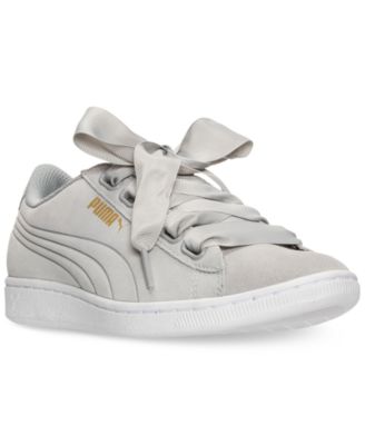 puma women's vikky ribbon sneaker