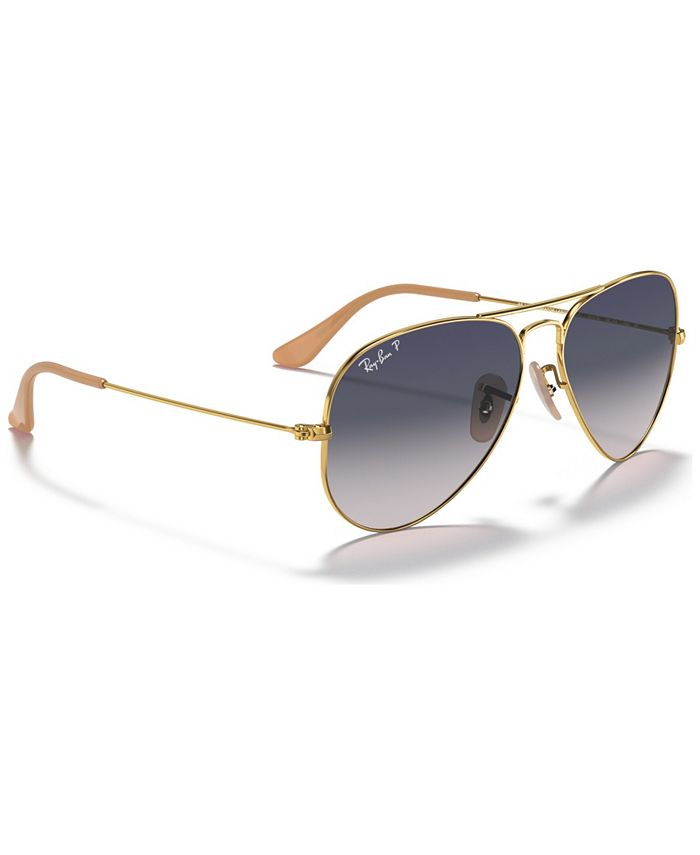 Ray Ban Polarized Sunglasses Rb3025 Aviator Gradient Reviews Sunglasses By Sunglass Hut Handbags Accessories Macy S