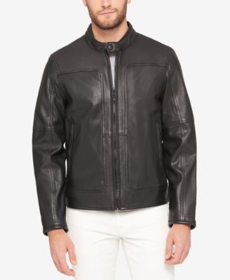 Big \u0026 Tall Leather Moto Jacket 