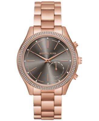 rose gold hybrid smartwatch