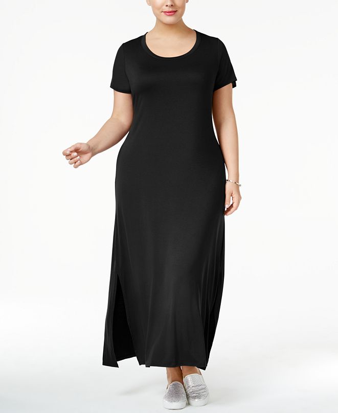 Style & Co Plus Size TShirt Maxi Dress, Created for Macy's & Reviews