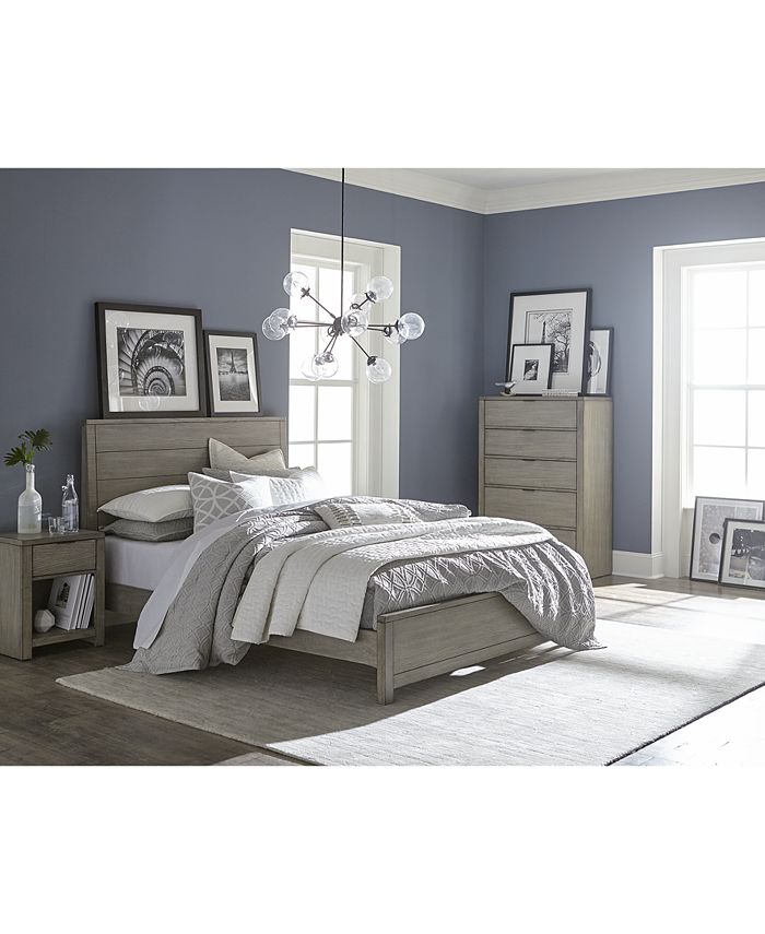 Furniture Tribeca Grey Bedroom Furniture Collection Created For Macy S Reviews Furniture Macy S