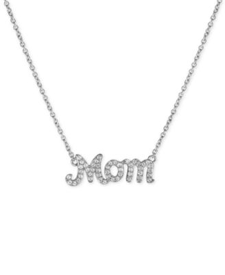Macy's Diamond Mom Pendant Necklace (1 