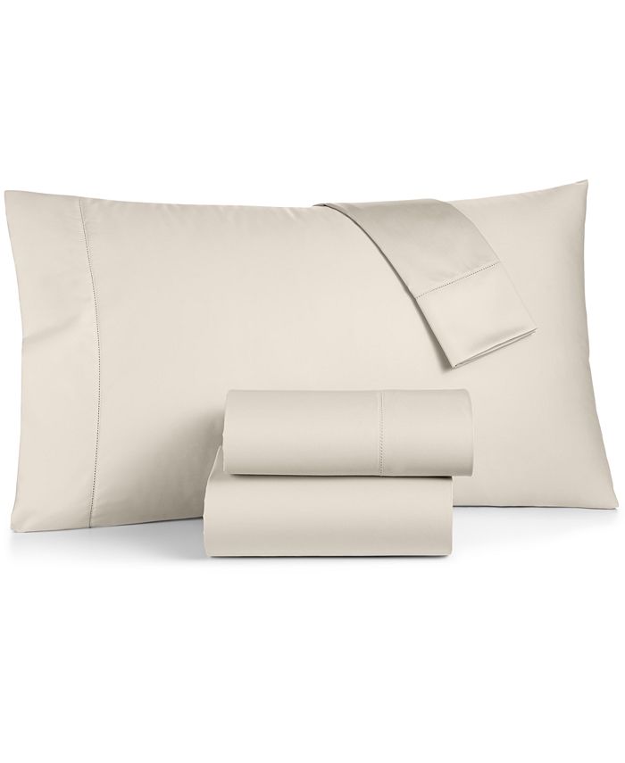 Charter Club Solid King Fitted Sheet, 550 Thread Count 100 Supima