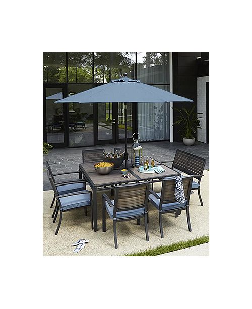 Furniture Closeout Harlough Outdoor Dining Collection Created For Macy S Reviews Furniture Macy S