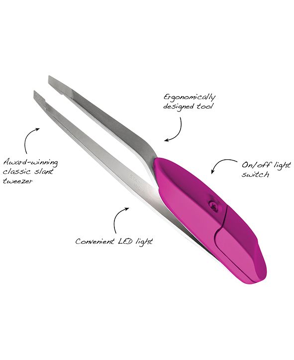 Tweezerman Expertweeze Lighted Slant Tweezer & Reviews Shop All