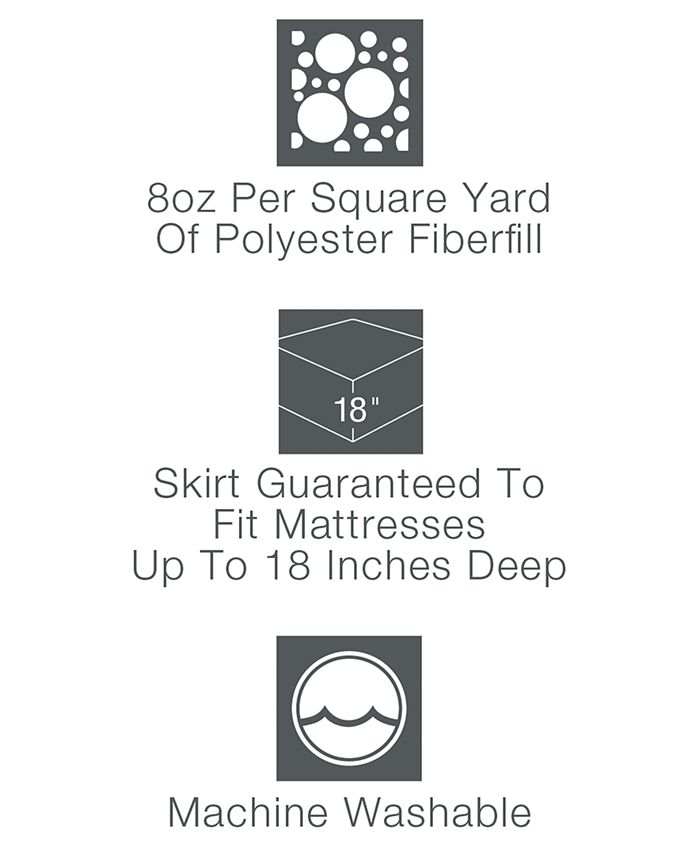 Home Design CLOSEOUT! King Mattress Pad, Down Alternative Fiber Fill