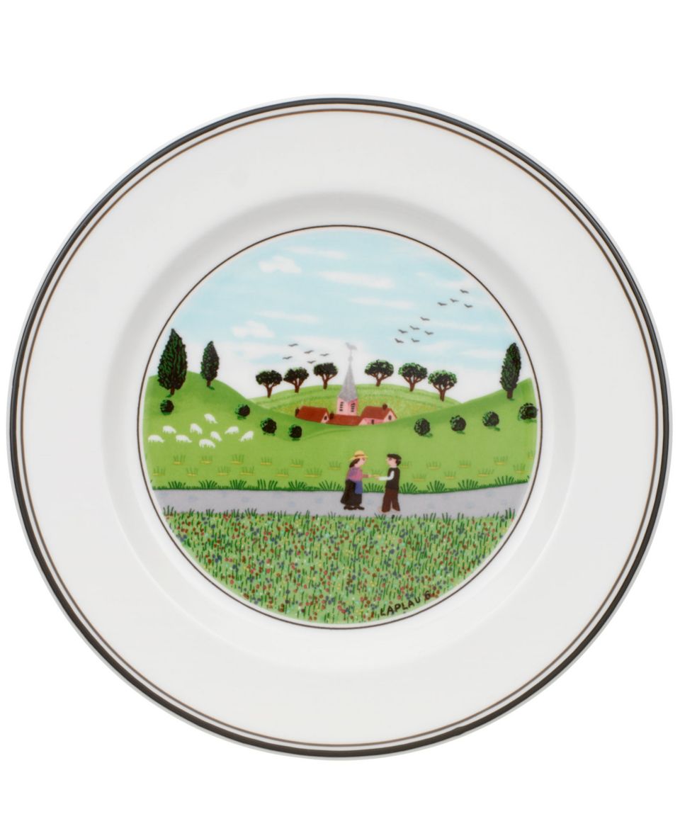 Villeroy & Boch Dinnerware, Design Naif Bread and Butter Plate Plowing