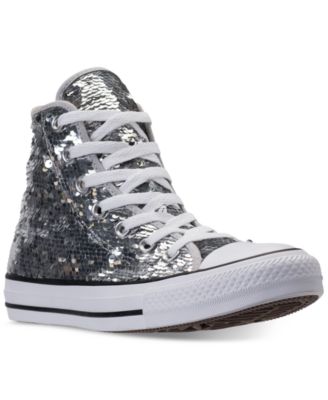 black sparkly high tops
