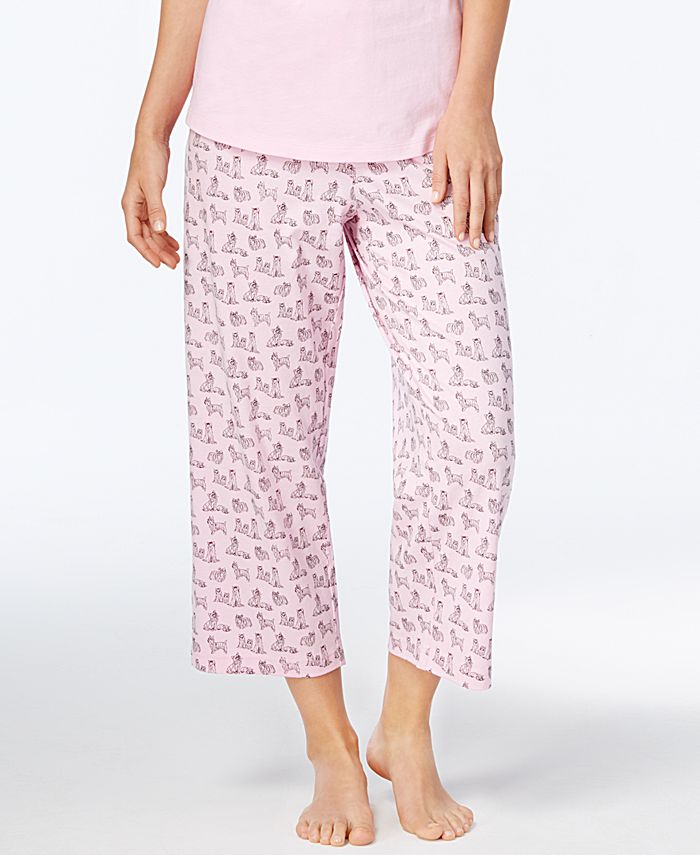 womens cropped pajama pants