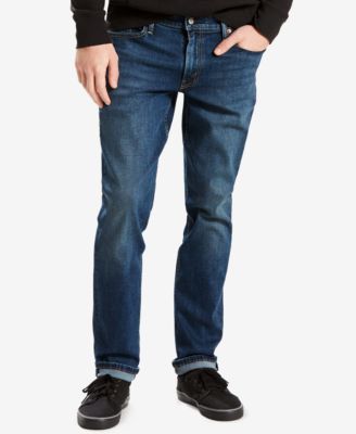 levi's men's 511 dark blue slim fit jeans