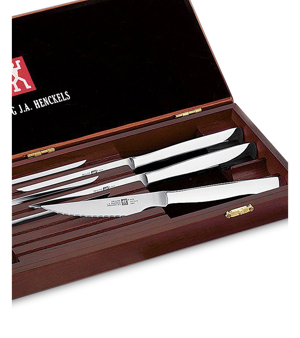   Henckels TWIN® Gourmet 8 Piece Stainless Steak Knife Set