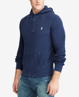polo knit hoodie