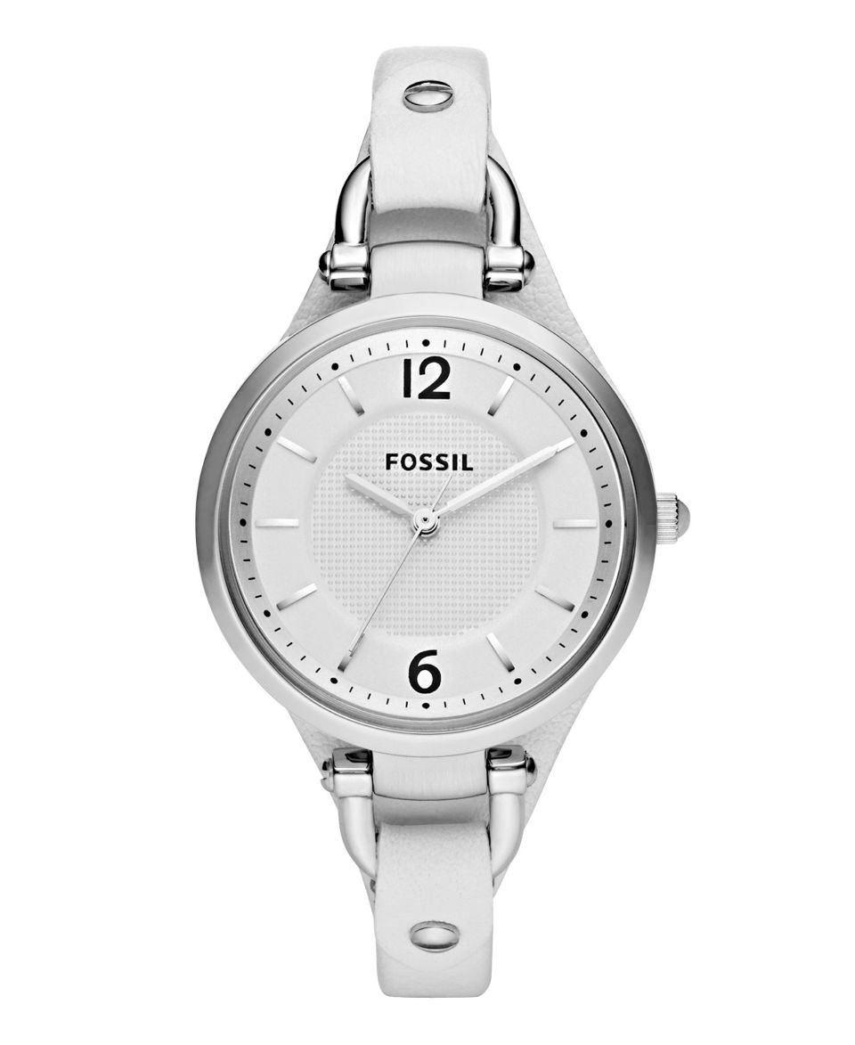 Fossil Watch, Womens Georgia Stainless Steel Bracelet 32mm ES3083