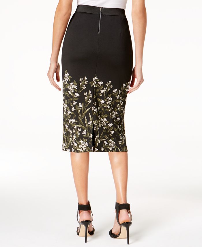 Alfani Petite Floral-Print Pencil Skirt, Created for Macy's & Reviews ...