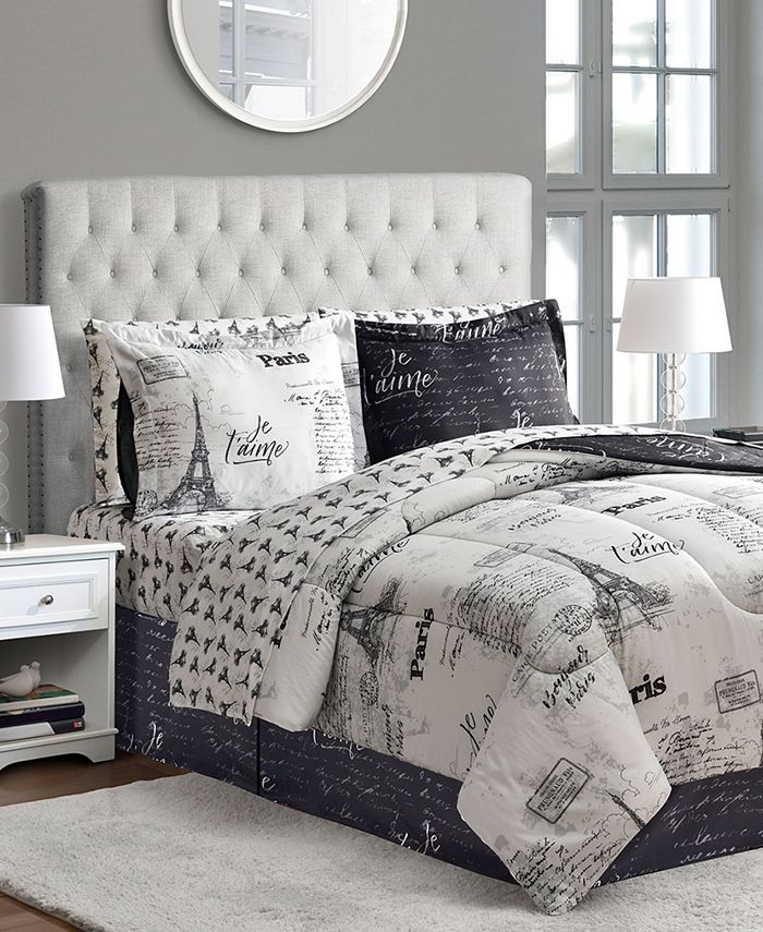 Fairfield Square Collection Paris Reversible 8Pc. Queen Bedding