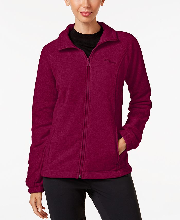 Columbia Petite Benton Springs Fleece Jacket & Reviews Jackets & Blazers Petites Macy